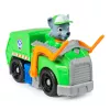 PAW Patrol, Ciężarówka recyklingowa Rocky’ego, pojazd-zabawka z kolekcjonerską figurką akcji, zabawki przyjazne środowisku, dla chłopców i dziewczynek od 3 lat