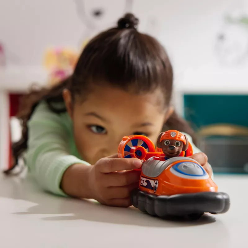 Pojazd PAW Patrol Poduszkowiec Zumy Plastikowy Czarny Pomarańczowy 3+