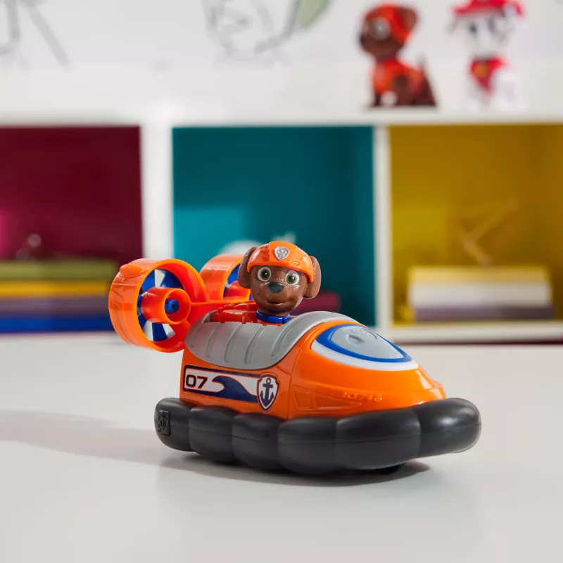 Pojazd PAW Patrol Poduszkowiec Zumy Plastikowy Czarny Pomarańczowy 3+