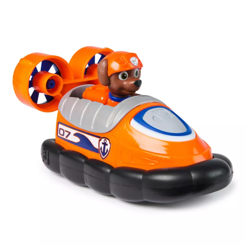 Pojazd PAW Patrol Poduszkowiec Zumy Plastikowy Czarny Pomarańczowy 3+