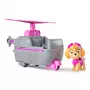PAW Patrol , Helikopter Skye, Pojazd zabawkowy z kolekcjonerską figurką, Zabawki przyjazne środowisku dla chłopców i dziewczynek w wieku od 3 lat