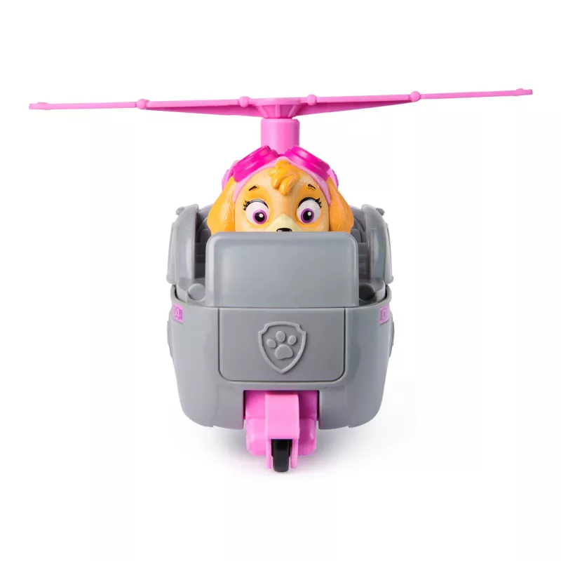 PAW Patrol , Helikopter Skye, Pojazd zabawkowy z kolekcjonerską figurką, Zabawki przyjazne środowisku dla chłopców i dziewczynek w wieku od 3 lat