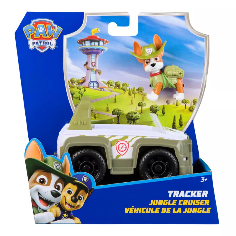 Pojazd PAW Patrol Tracker’s Jungle Rescue Vehicle zielony plastik