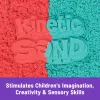 Zestaw piasku kinetycznego dla dzieci Spinmaster Mold n’ Flow 1,5 funta czerwony i turkusowy z 3 narzędziami (od 3 lat)