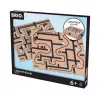 Drewniana gra Labirynt Ravensburger BRIO Labyrinth Boards, czarna, 273×228×9 mm, wiek 6+