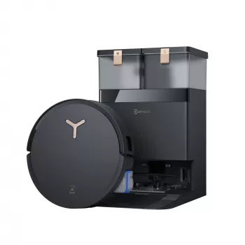Robot odkurzający Ecovacs Deebot X8 Pro Omni, czarny, worek na kurz 0,22 l, czas pracy 145 min, Li-Ion 6400 mAh
