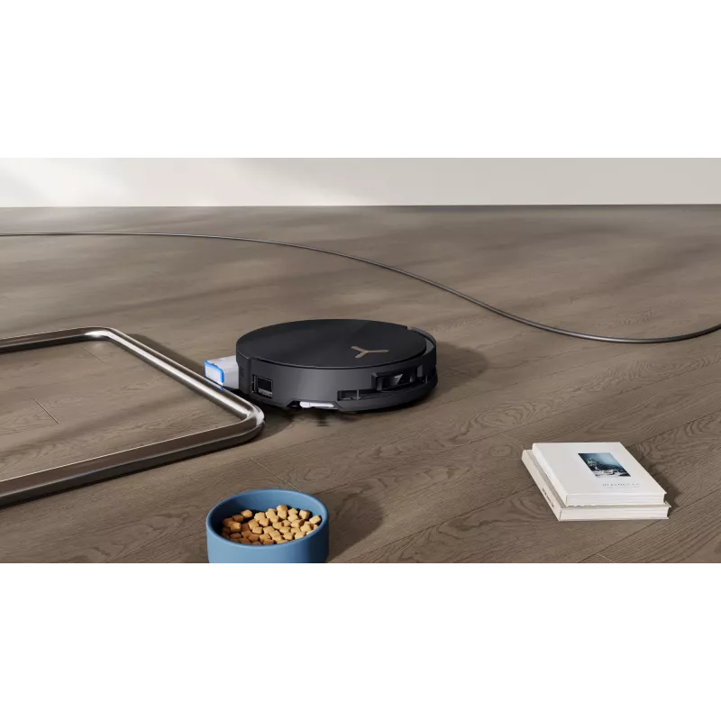 Robot odkurzający Ecovacs Deebot X8 Pro Omni, czarny, worek na kurz 0,22 l, czas pracy 145 min, Li-Ion 6400 mAh