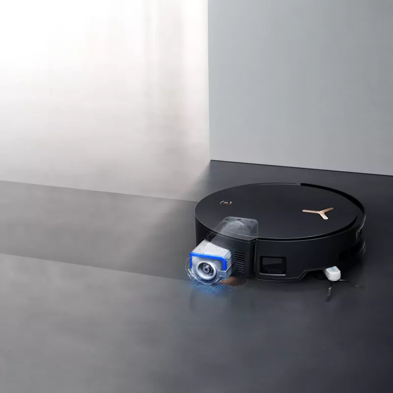 Robot odkurzający Ecovacs Deebot X8 Pro Omni, czarny, worek na kurz 0,22 l, czas pracy 145 min, Li-Ion 6400 mAh