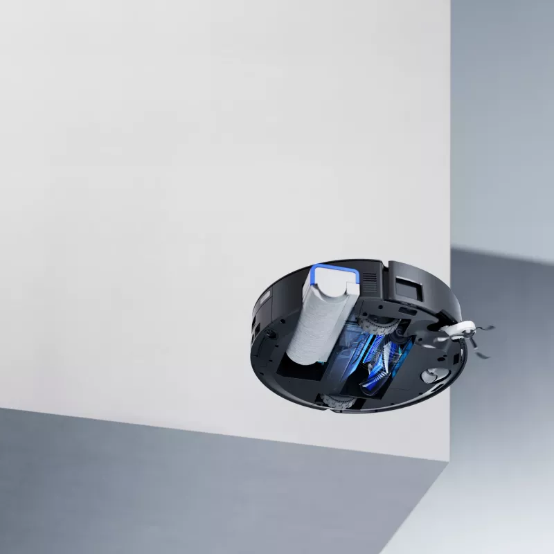 Robot odkurzający Ecovacs Deebot X8 Pro Omni, czarny, worek na kurz 0,22 l, czas pracy 145 min, Li-Ion 6400 mAh