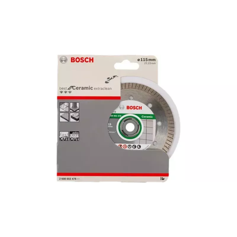 Tarcza diamentowa Bosch Best for Ceramic Extra Clean Turbo 12,5 cm