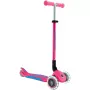 Składana hulajnoga GLOBBER Primo Foldable Plus Lights — różowy/jasnoniebieski