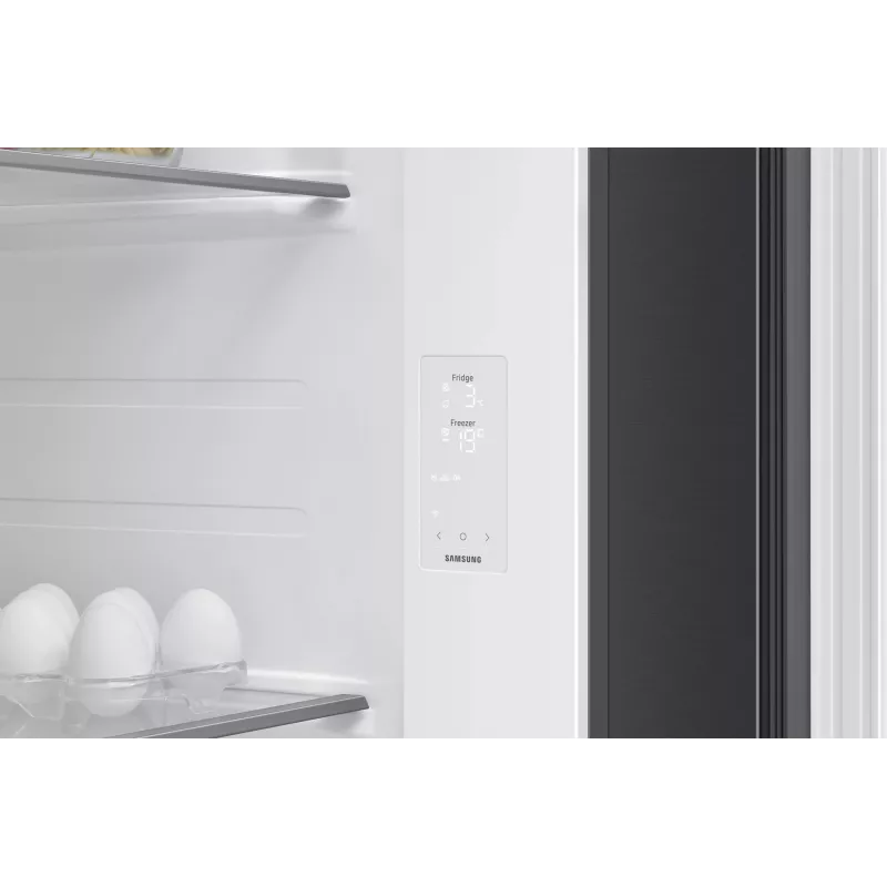 Samsung RS70F64KDF lodówka side-by-side Wolnostojąca 640 L Czarny