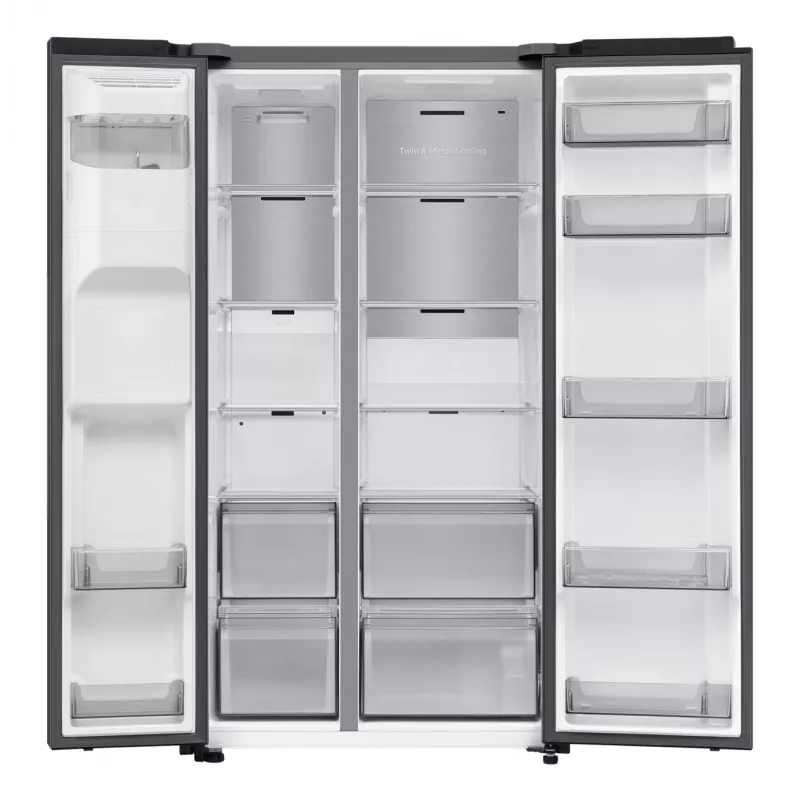 Samsung Series 7 RS70F66KCF lodówka side-by-side Wolnostojąca 634 L Czarna