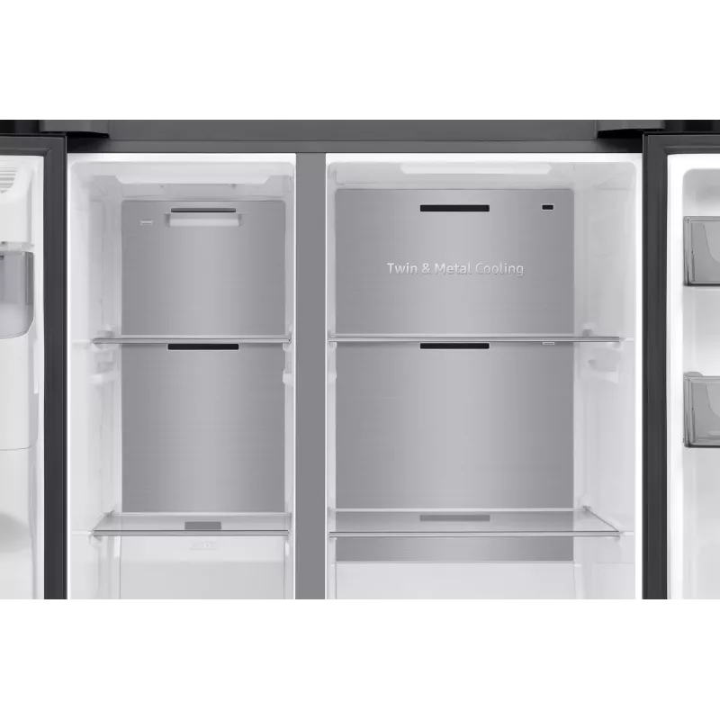 Samsung Series 7 RS70F66KCF lodówka side-by-side Wolnostojąca 634 L Czarna