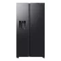 Lodówka side-by-side Samsung RS80F64KEF wolnostojąca 640 l czarna