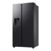 Lodówka side-by-side Samsung RS80F64KEF wolnostojąca 640 l czarna