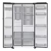 Lodówka side-by-side Samsung RS80F64KEF wolnostojąca 640 l czarna