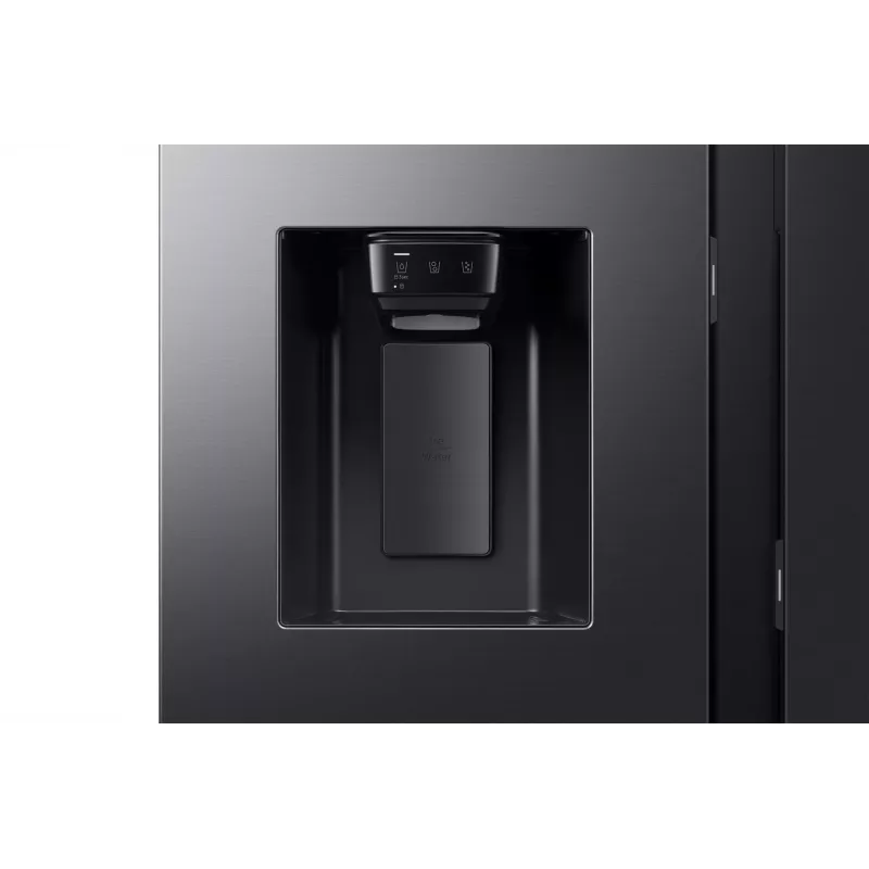 Lodówka side-by-side Samsung RS80F64KEF wolnostojąca 640 l czarna