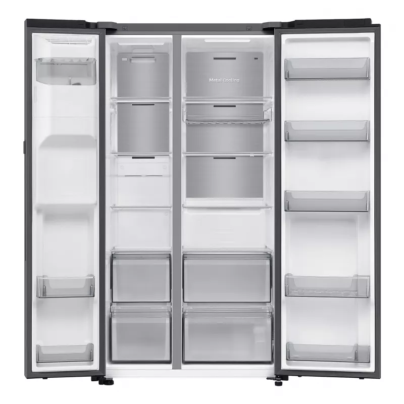 Samsung Series 9 RS90F64EDT lodówka side-by-side Wolnostojąca 621 L Stal nierdzewna