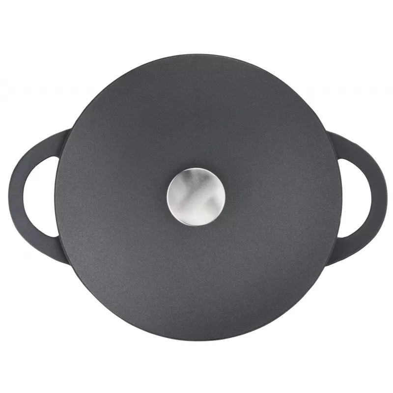 Patelnia Tefal Trattoria E2187274 Okrągła Czarna Aluminiowa 28 cm