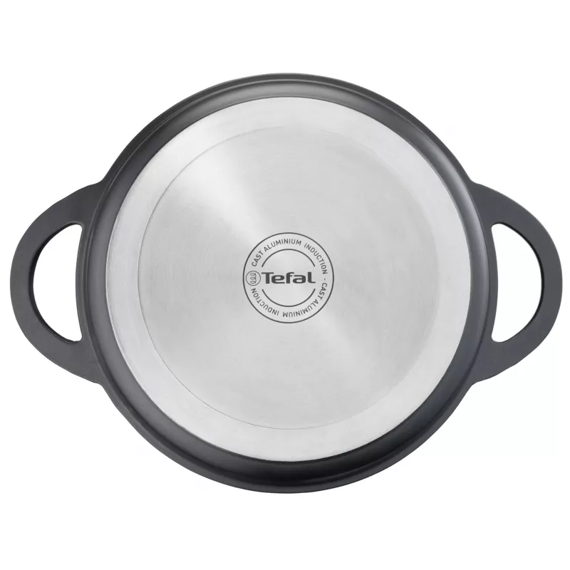 Patelnia Tefal Trattoria E2187274 Okrągła Czarna Aluminiowa 28 cm