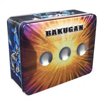 Bakugan Baku-Tin, Sectanoid, Premiumowa puszka kolekcjonerska z tajemniczym Bakuganem, karty kolekcjonerskie, zabawki dla chłopców od 6 lat