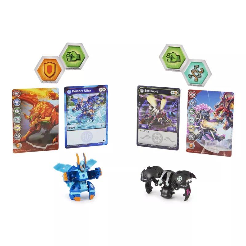 Bakugan Baku-Tin, Sectanoid, Premiumowa puszka kolekcjonerska z tajemniczym Bakuganem, karty kolekcjonerskie, zabawki dla chłopców od 6 lat