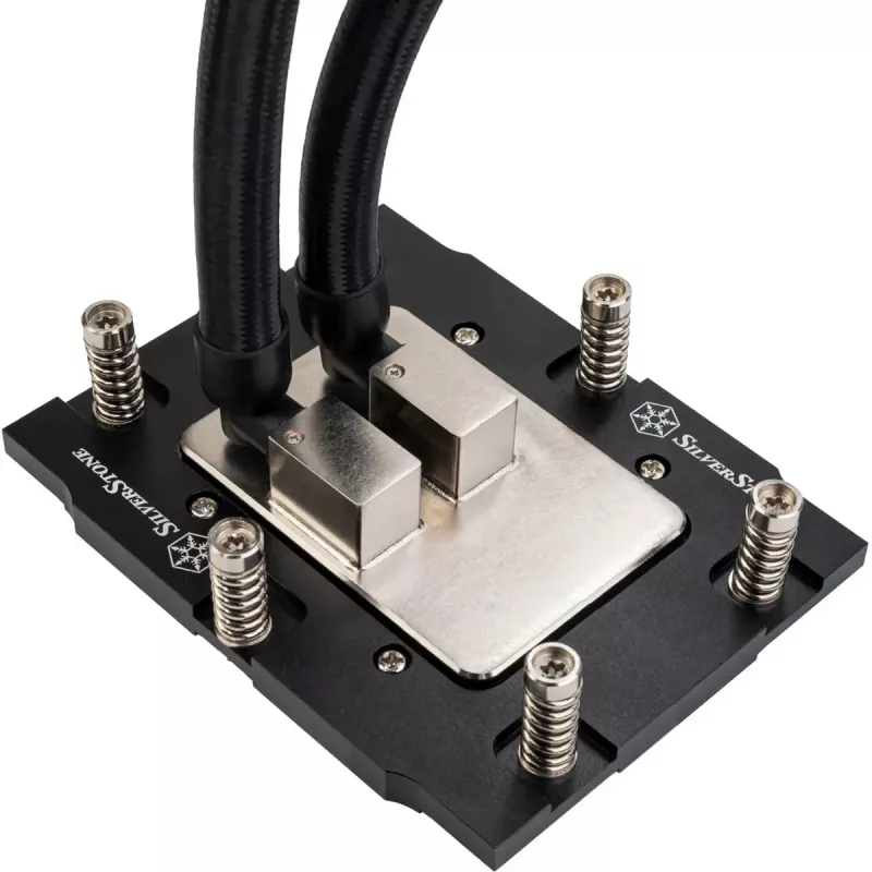 Zestaw montażowy SILVERSTONE XAC-MK-SP5 do AMD Socket SP5 — kompatybilny z chłodzeniami serii XE360PDD XE360, srebrny
