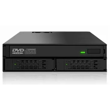 ICY DOCK - ToughArmor - MB994IPO-3SB - SAS / SATA - 2x 2,5 Zoll SATA/SAS HDD/SSD + Slim ODD - 5,25 Zoll Backplane - SAS 12 Gbit/s - SATA - 40 mm Lüfte