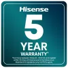 Lodówka wielodrzwiowa Hisense RQ760N4IFE – wolnostojąca, pojemność całkowita 577 L, czarna