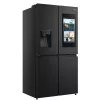 Lodówka wielodrzwiowa Hisense RQ760N4IFE – wolnostojąca, pojemność całkowita 577 L, czarna