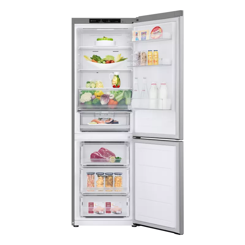 LG GBV3100CPY.APYQEUR lodówko-zamrażarka Wolnostojąca 344 L Srebrny