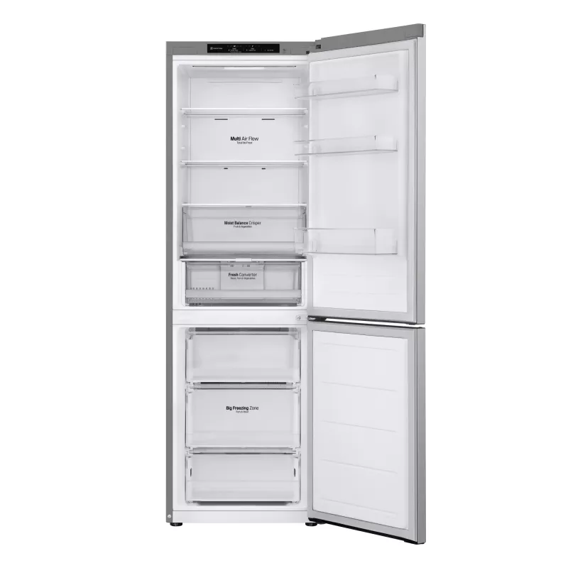 LG GBV3100CPY.APYQEUR lodówko-zamrażarka Wolnostojąca 344 L Srebrny