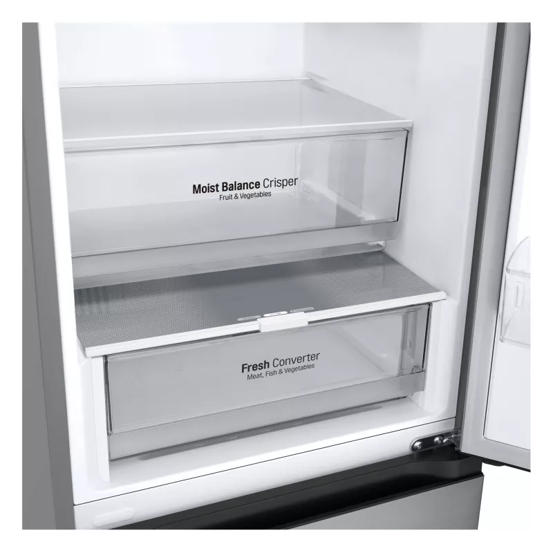 LG GBV3100CPY.APYQEUR lodówko-zamrażarka Wolnostojąca 344 L Srebrny