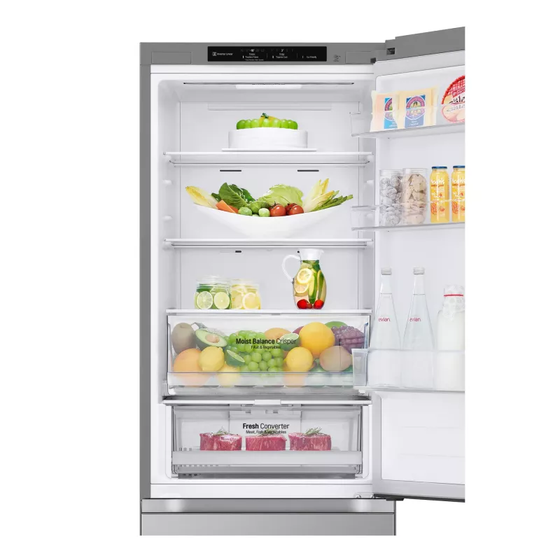 LG GBV3100CPY.APYQEUR lodówko-zamrażarka Wolnostojąca 344 L Srebrny