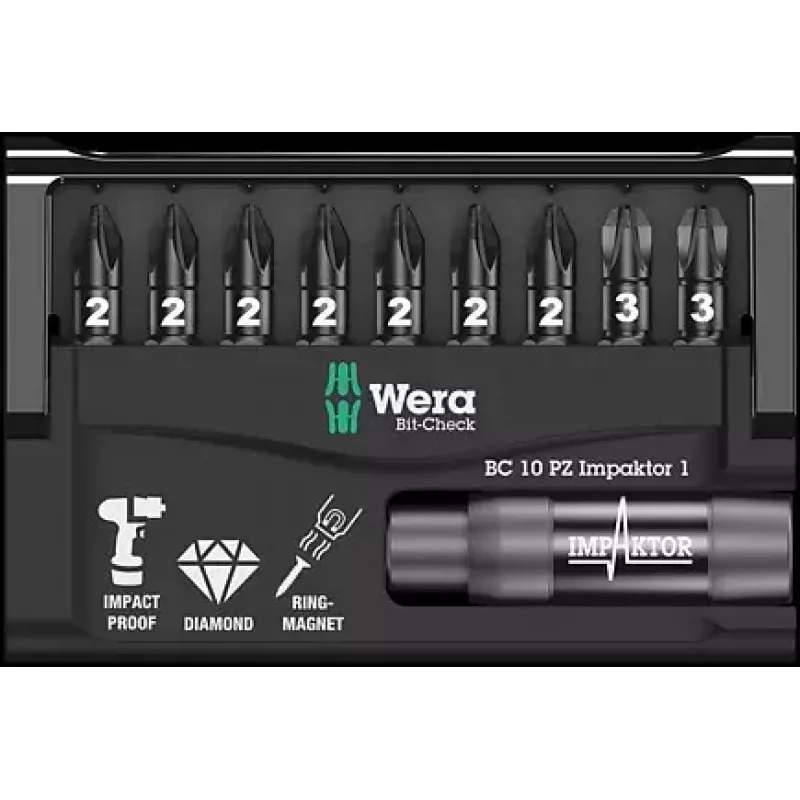 Zestaw końcówek wkrętakowych Wera 05057684001