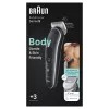 Braun BodyGroomer Maszynka do ciała 5 BG5340, z technologią SkinShield i 2 nasadkami