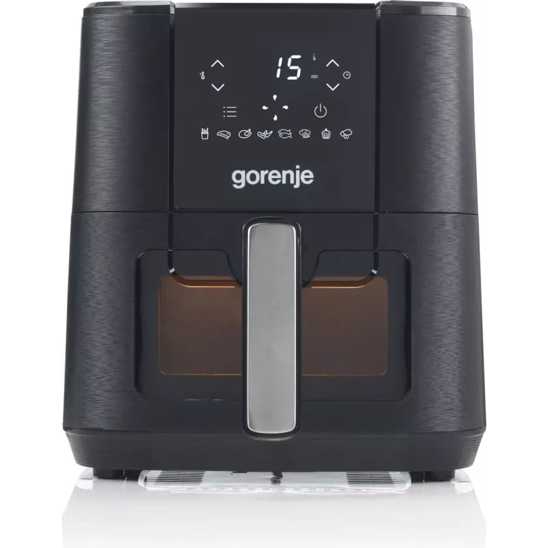 Gorenje AF1350DWB Pojedyncza 5,4 l Wolnostojąca 1350 W Frytkownica beztłuszczowa Czarny
