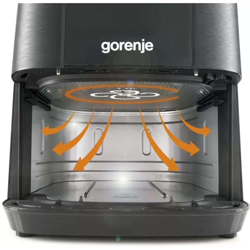 Gorenje AF1350DWB Pojedyncza 5,4 l Wolnostojąca 1350 W Frytkownica beztłuszczowa Czarny