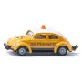 Model klasycznego samochodu Usorteret VW Beetle ADAC, wstępnie zmontowany, 78×38×29 mm