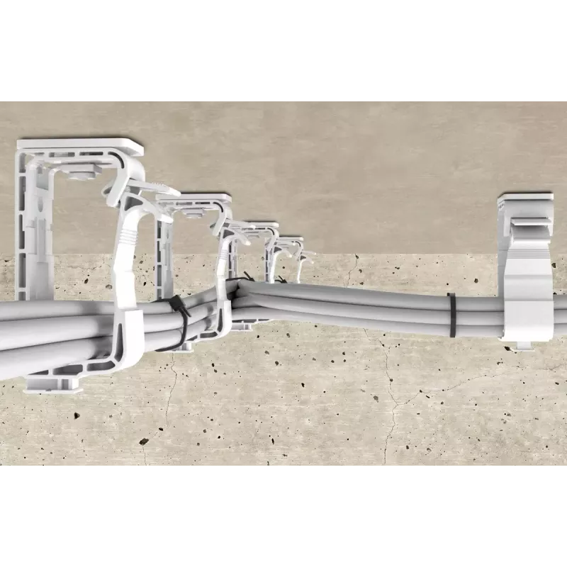 Opaska zaciskowa drabinkowa FISCHER BN 4.8 x 350 mm Nylon Bezbarwna, 100 szt.