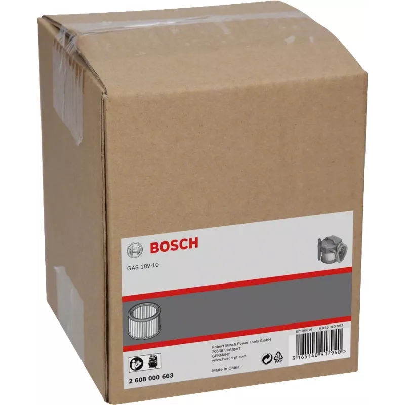 Akcesorium do odkurzacza Bosch 2 608 000 663 Filtr