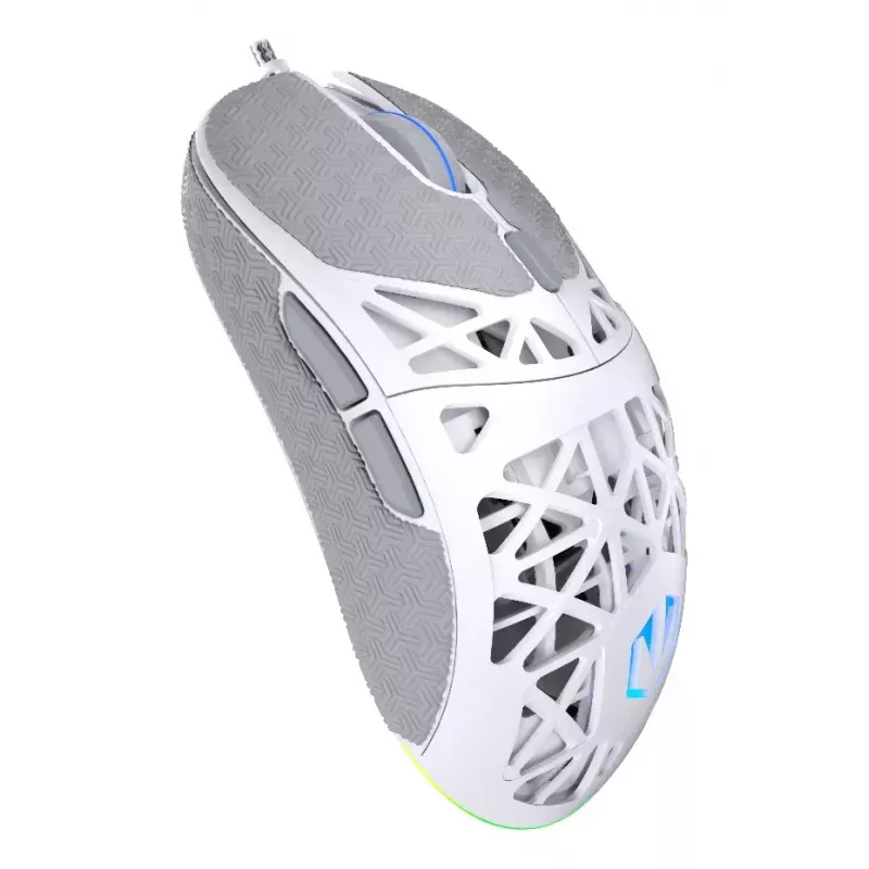 Przewodowa mysz gamingowa ENDORFY LIV Onyx biały — symetryczna, optyczna 12000 DPI, 6 przycisków, 1,8 m kabel