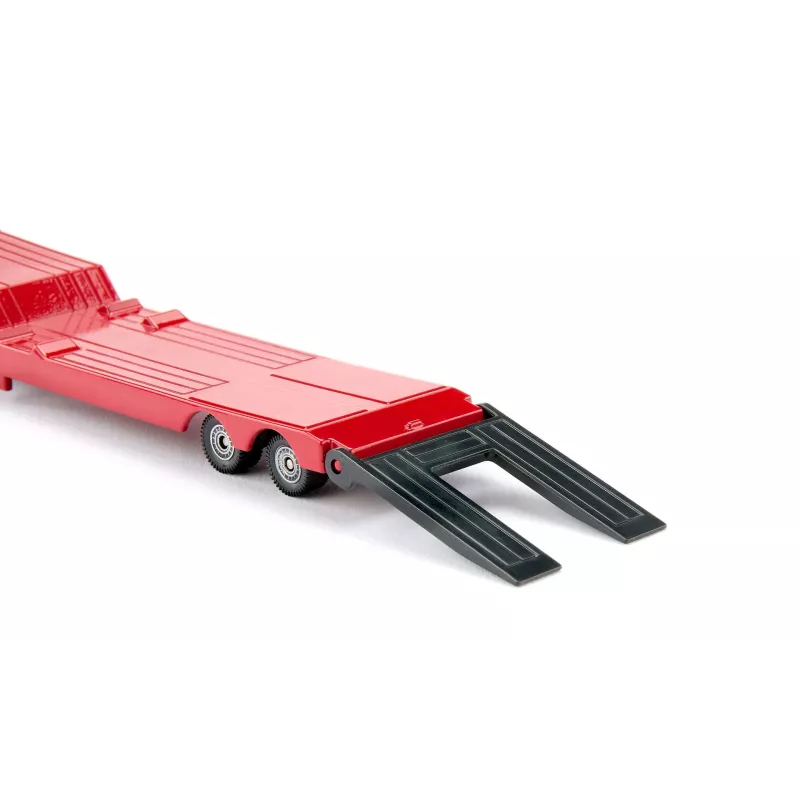 Siku MAN truck with road roller, model ciężarówki/przyczepy, 1:87, MAN, chłopiec/dziewczynka, metal, plastik, czerwony, żółty