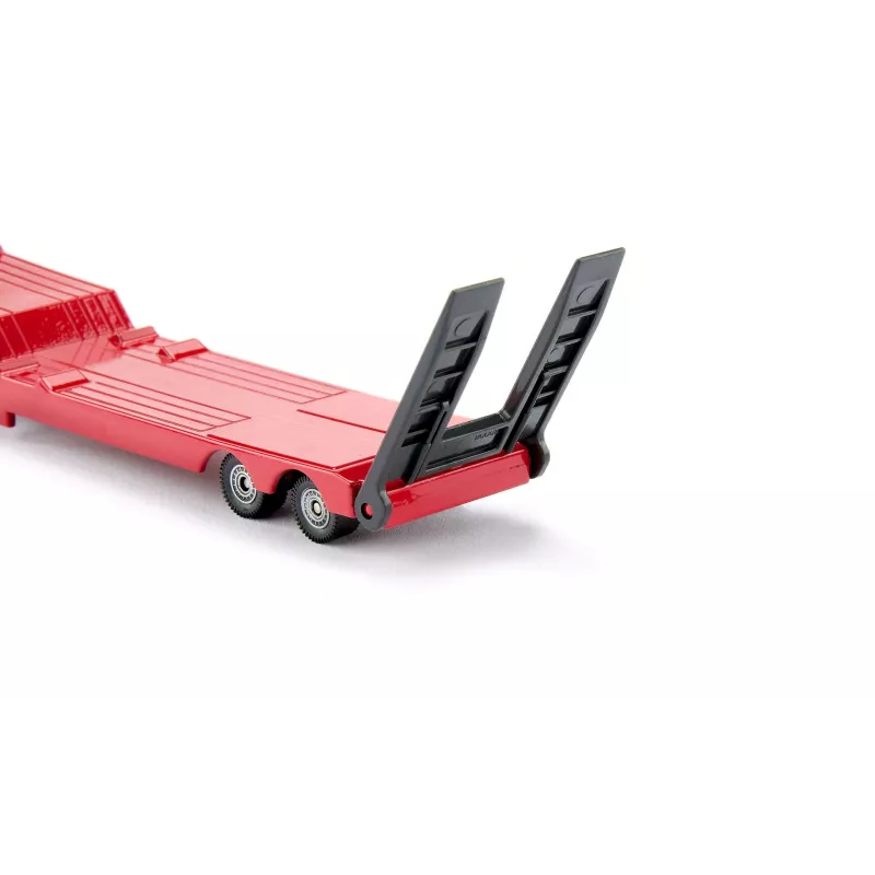 Siku MAN truck with road roller, model ciężarówki/przyczepy, 1:87, MAN, chłopiec/dziewczynka, metal, plastik, czerwony, żółty