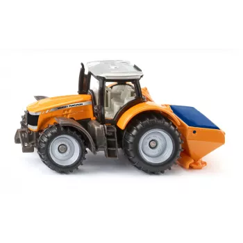 Siku Massey Ferguson z rozsiewaczem soli Model ciągnika Preassembled
