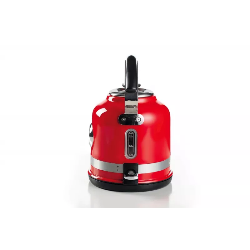 Ariete 2854 Moderna Czajnik Elektryczny, 2000 W, Pojemność 1,7 L, Bezprzewodowy 360°, Automatyczne Wyłączanie, Wyjmowany Filtr, Widoczny Poziom Wody, Termometr, czerwony