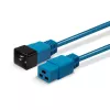Lindy Przedłużacz IEC C19 do C20, 2 m, niebieski