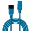 Lindy 1m przedłużacz IEC C19 do C20, niebieski, 1 m, wtyk C19, gniazdo C20, 250 V, 16 A