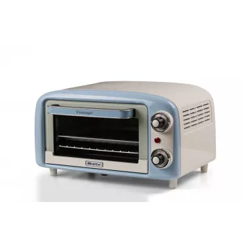 Ariete 3919 Kuchenka elektryczna Vintage, 800W, pojemność 10L, podwójna szyba, Retro, niebieska